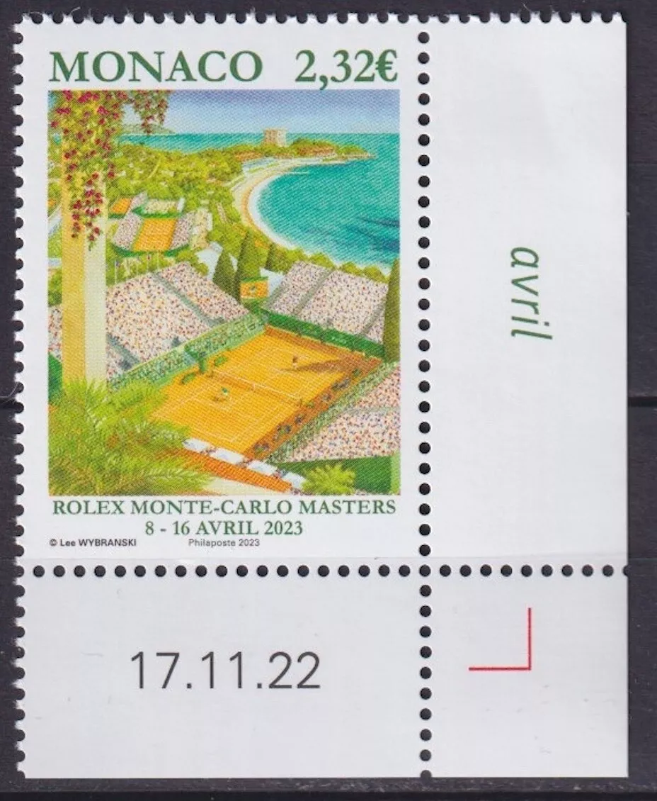 Monaco 2023 Sport, Tennis, Monte Carlo Rolex Masters MNH** eBay