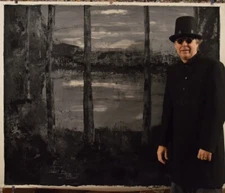 Mark Little original landscape Canvas painting￼ 72”X 60”Abstract,Modern,XL,5ftX6