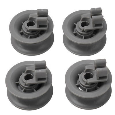 4pcs Upper Basket Wheels Top Basket 611666 ABS Lightweight For Dishwasher