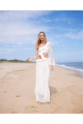 PatBO One Shoulder Cut-Out Beach Dress | eBay