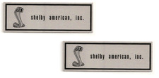 1967-68 Shelby Gt350 Gt500 New 1-line Scuff Plate Emblems