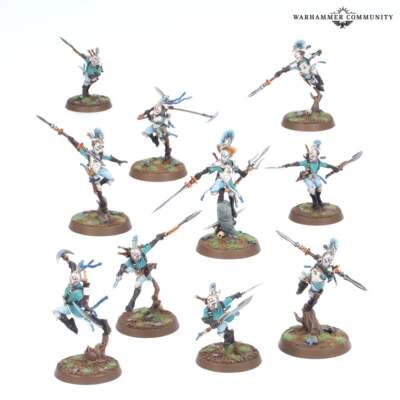 Ydrilan Riverblades Pyre and Flood Warcry Band - Warhammer Lumineth Realm-Lords