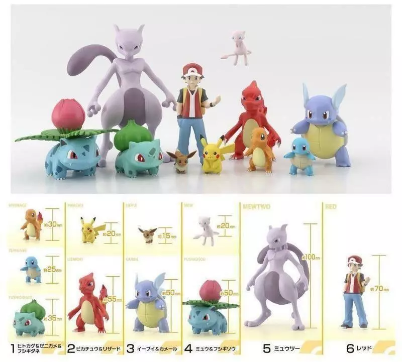 Pokemon Scale World Kanto Region Set Bandai 1/20 Scale Figure All kinds of  set