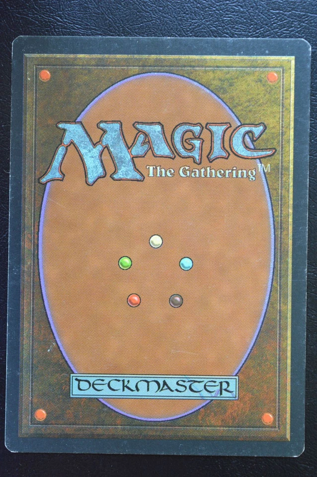 Magic The Gathering MTG MOUNTAIN (GREEN) Mirage LP Lightly Played - Image 2 of 2