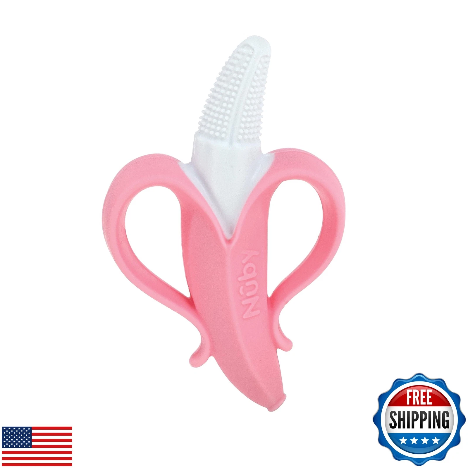 Nuby NanaNubs Banana Massaging Toothbrush - Baby Teething Toy - 3+ Months - P
Opens in a new window