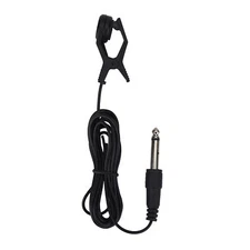 Clip on Portable Pickup Contact Microphone Vocal Pick Up for Tuner Instruments