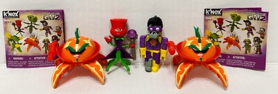 K Nex Plants vs Zombies GW2 Minifigures Superbrainz Citron Rose Series 4