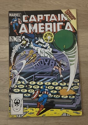 Captain America #314 Vol. 1 - 1986 Marvel Comics 1st App - Comic Book