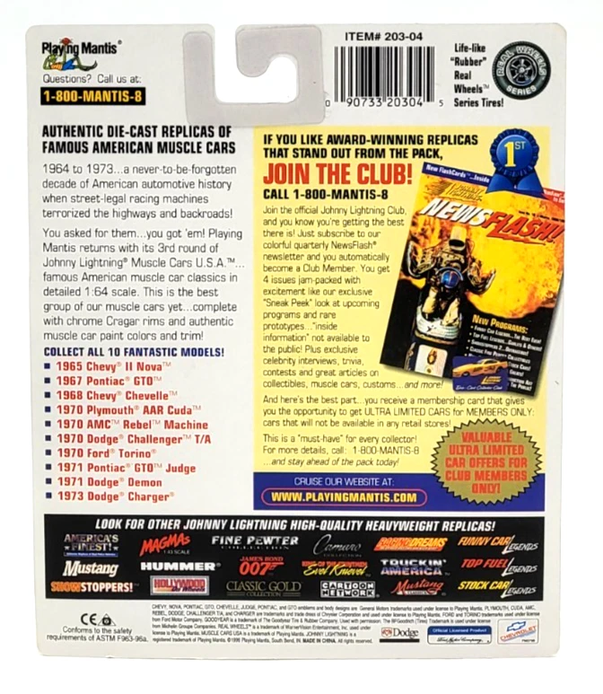 Pontiac GTO Judge 1971 Johnny Lightning Muscle Cars U.S.A. edición limitada azul Foto 2 de 4