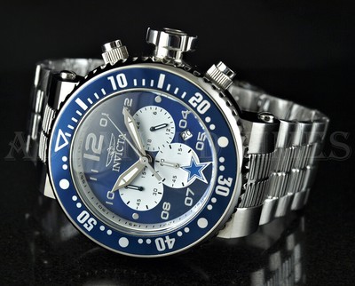 Invicta NFL AUTHORIZED 52mm GRAND Pro Diver Chronograph 