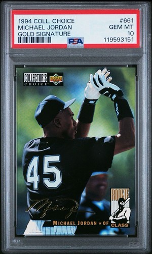 1994 Michael Jordan [Gold Signature] #661