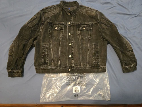 Yeezy Gap Engineered By Balenciaga Giacca Denim Imbottita Uomo Taglia Media