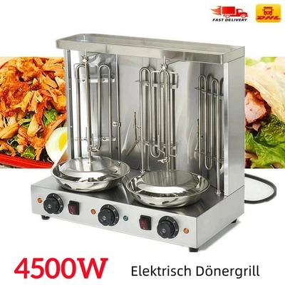 Dönergrill Elektrisch Spießgrill Hähnchengrill Gyrosgrill Drehgrill Döner 4500W - Bild 1 von 4