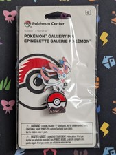 Pokemon Center Exclusive Sylveon Pokémon Gallery Pin BRAND NEW US VERSION