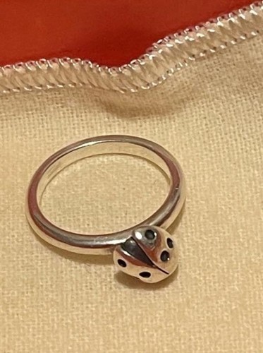 James Avery Retired Sterling Ladybug Ring
