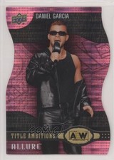 2022 Upper Deck Allure AEW Title Ambitions Pink 99/100 Daniel Garcia #TA-1 11q6