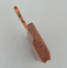 Vintage William Moss Wooden Moulding Plane Hollow Round 1/2 Birmingham England