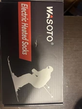 Wasoto Heated Socks Size XL Rechargeable Smart Control Electric Heated Socks