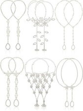 12 Pcs Beach Barefoot Sandals Foot Jewelry Anklet Beach Wedding Foot Jewelry ...