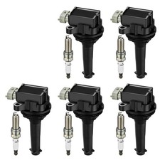 5 Ignition Coil Pack Uf517 And Spark Plugs For 2012-2016 Volvo S60 2.5l L5 5 Ignition Coil Pack Uf517 And Spark Plugs For 2012-2016 Volvo S60 2.5l L5