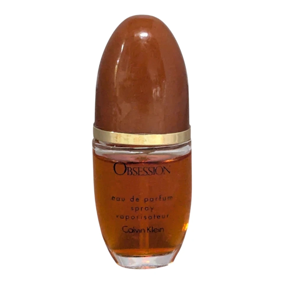 Туалетная вода для женщин Calvin Klein Obsession одеколон-спрей 0,25 унции 7 мл новая без коробки винтажная - Изображение 4 из 4