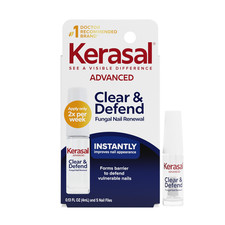 Kerasal Advanced Clear Defend Nail Renewal, 0.13 Fl Oz Pack of 1 ,