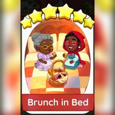 1x Brunch In Bed Set 19 - Monopolygo Stickers - Best Service