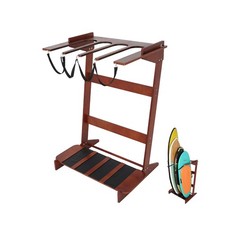 Freestanding Surfboard Rack, Vertical Surfboard Stand Racks, Surf Rack of Fre...