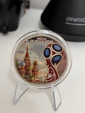 Russian Memorabilia Token Coin FIFA World Cup 2018 Russia Colored Collectible