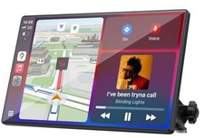 Carplay Screen for Car, 9'' Wireless CarPlay  Android Auto- Upgrade Portable