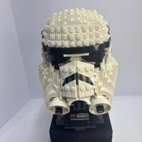 New Listinglego star wars stormtrooper helmet 75276 preowned Great clean Shape
