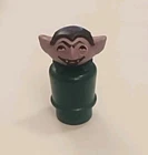 Vintage Fisher Price Little People Sesame Street THE COUNT Figure 1973