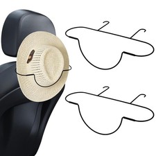 2Pack Cowboy Hat Holder Folding Seat Back Hat Rack Portable Cowboy Hat Organizer