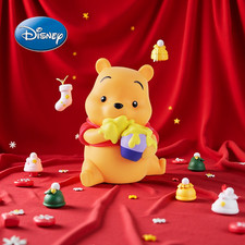 Official Disney Winnie The Pooh Christmas Night Light Mood Lamp Decor NEW