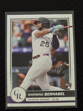 Topps Bowman Heritage Rookie Warming Bernabel Colorado Rockies Prospects #BHP-19