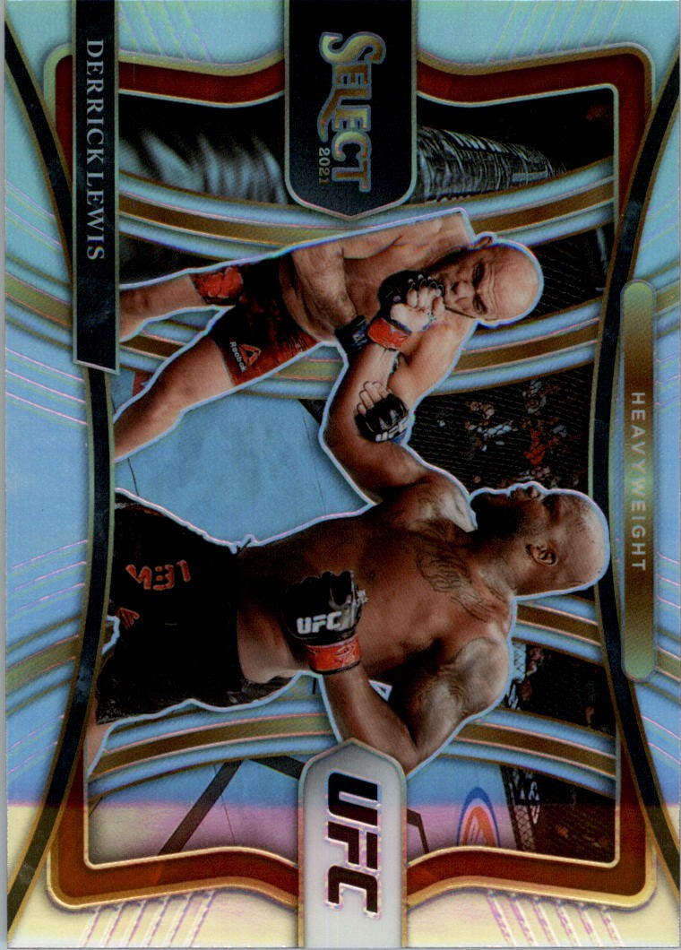 2021 Select UFC Prizms Silver #117 Derrick Lewis - UFC