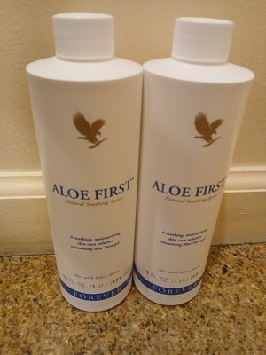 2 Forever Aloe First Natural Soothing Spray, 16 OZ (473 ml) GREAT