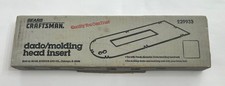 NOS Craftsman Dado/ Molding Head Insert 29933 for 9” & 10” Table Saws Vintage