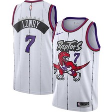 ⭐️ Maillot de basketball Nike Lowry TORONTO RAPTORS HWC Classic NBA Swingman 52⭐️