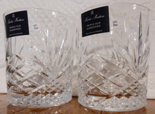 4 Brooks Brothers Triple Old Fashioned Whisky Glasses NEW