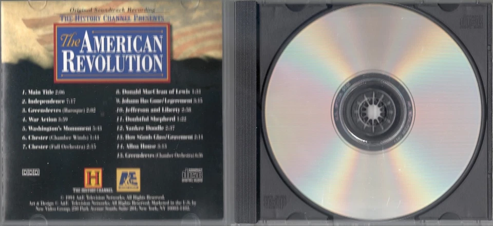 The American revolution Original Soundtrack A&E History Channel Music CD 1994 - Image 4 of 4