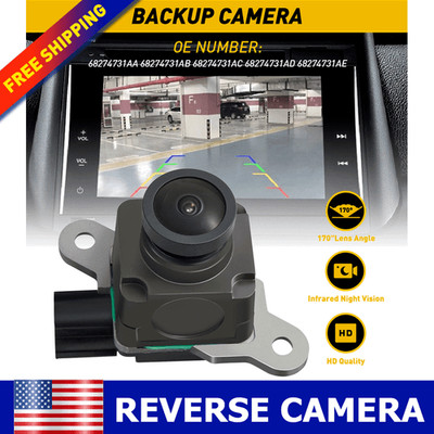 For 2016-2019 Ram 1500 2500 3500 Rear View Backup Camera Reverse Parking Assist