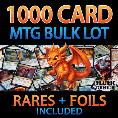 1000 MTG Magic The Gathering Cards - Bulk Lot - Rares/Foils - EDH Commander