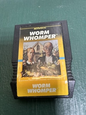 Rare Activision WORM WHOMPER  (Intellivision, 1983) Game Cartridge