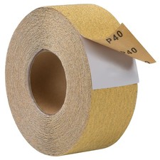 2-34 X 20 Yards Psa Sandpaper Roll 40 Grit Self Adhesive Longboard Sand Paper