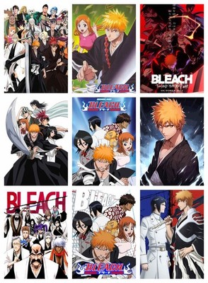 BLEACH MANGA POSTER DRUCK - DESIGN/GRÖSSE/LAMINAT/GERAHMT OPTION WÄHLEN