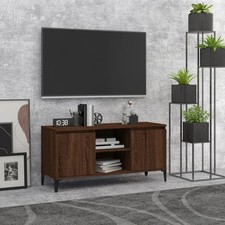 TV Cabinet with Metal Legs Sideboard TV Stand TV Unit Hifi Cabinet vidaXL