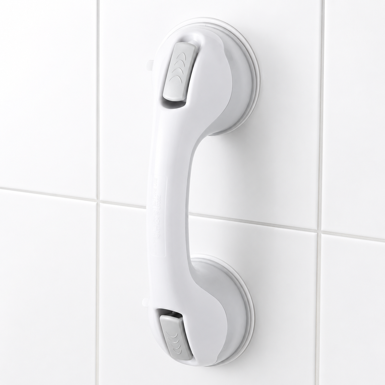 Drive 12'' (30cm) Suction Cup Grab Bar White Wall Hand Rail