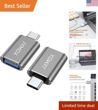 USB C to USB Adapter 2-Pack , Thunderbolt 3 to USB 3.0 OTG Adapter Compatibl...