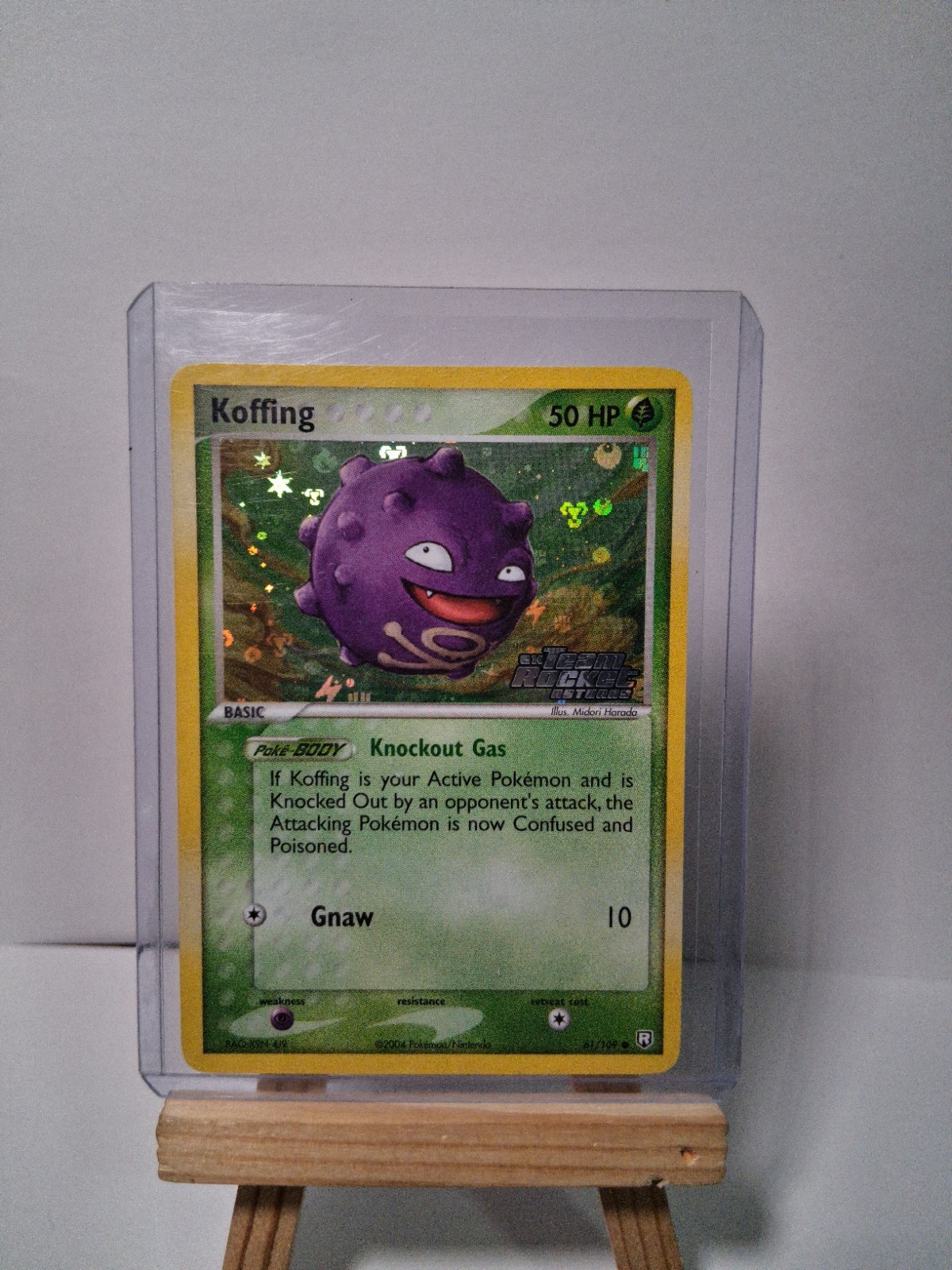 Koffing Reverse Holo 61/109 ex Team Rocket Returns 2004 NM Pokemon